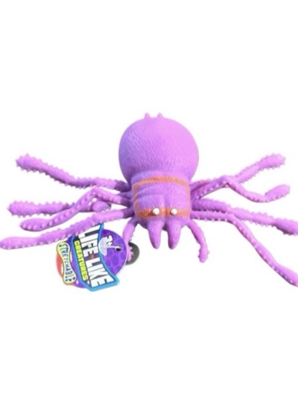 JA-RU Purple Spider Life-Like Stress Toy Stretchy Squish Sensory Squeeze Fidget